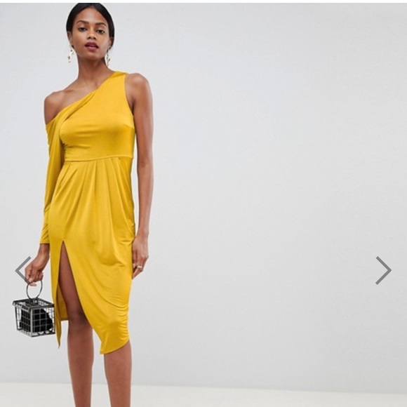 ASOS Dresses & Skirts - ASOS one shoulder wedding guest dress